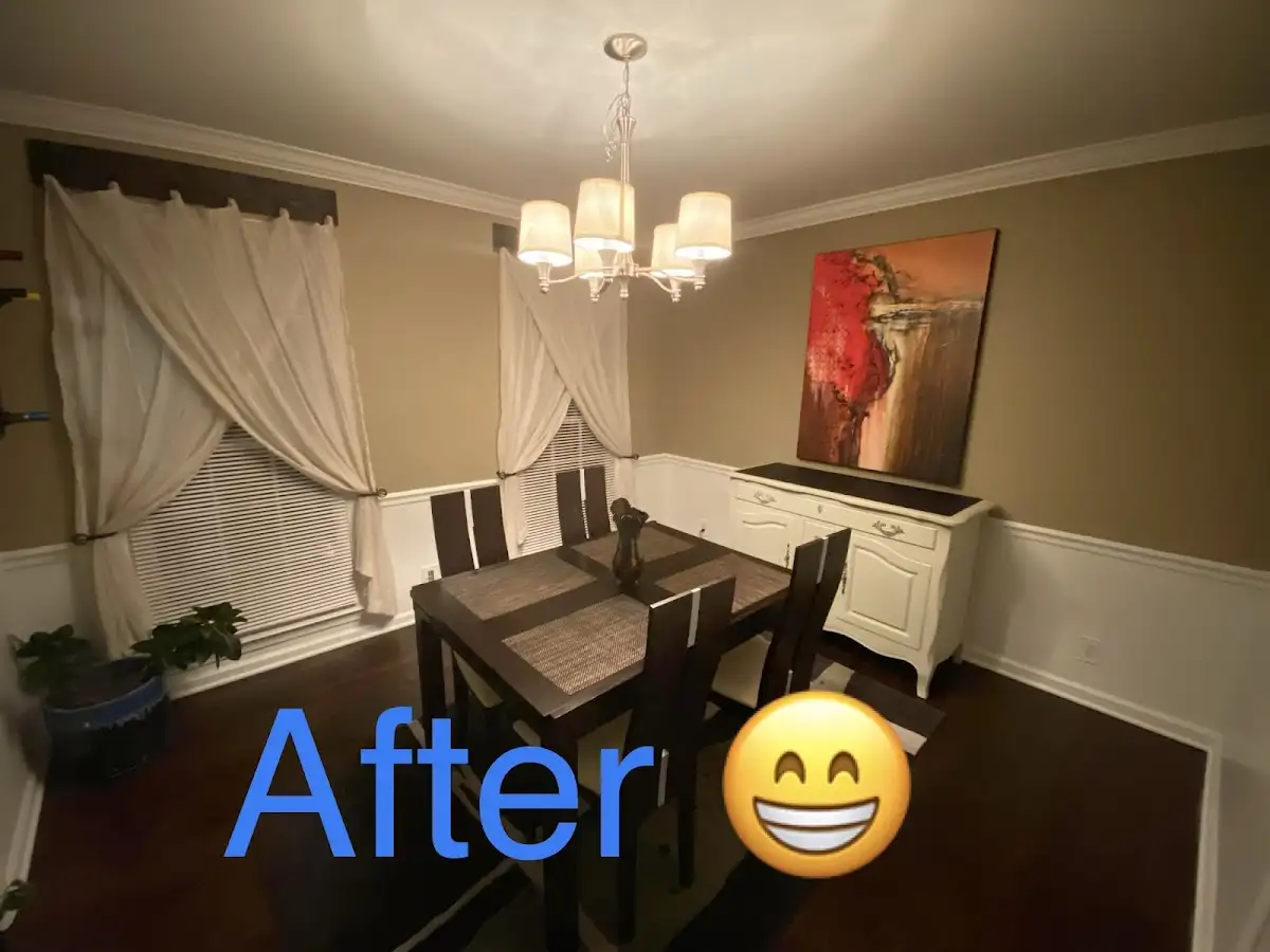 Professional dining room restoration after water damage in Gary