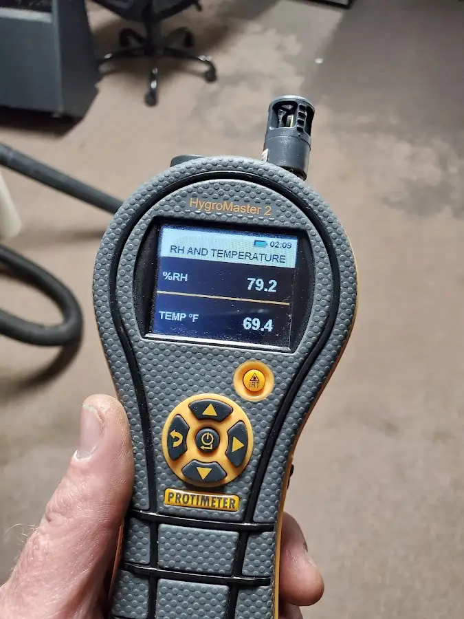Moisture meter humidity assessment for Fire & Smoke Damage Restoration in Gary